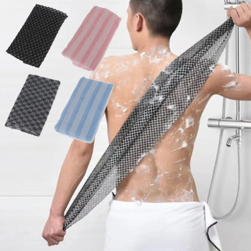 Brush For Back Towels Exfoliating Scrub Shower Sponge Body Bathroom Accessories