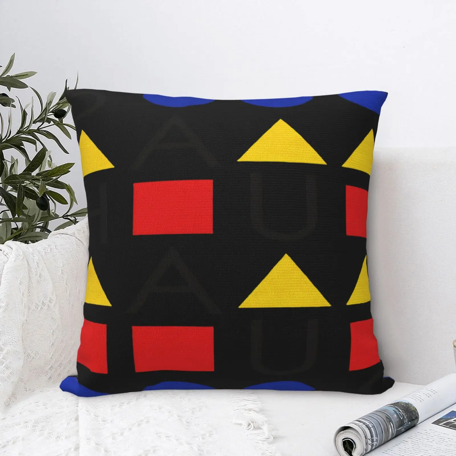 

Bauhaus Architectural Mesh Mies Pillow Case Bed Accessories For Home Decor Pillowcases Pillow Covers Decorative Cushion Zipper