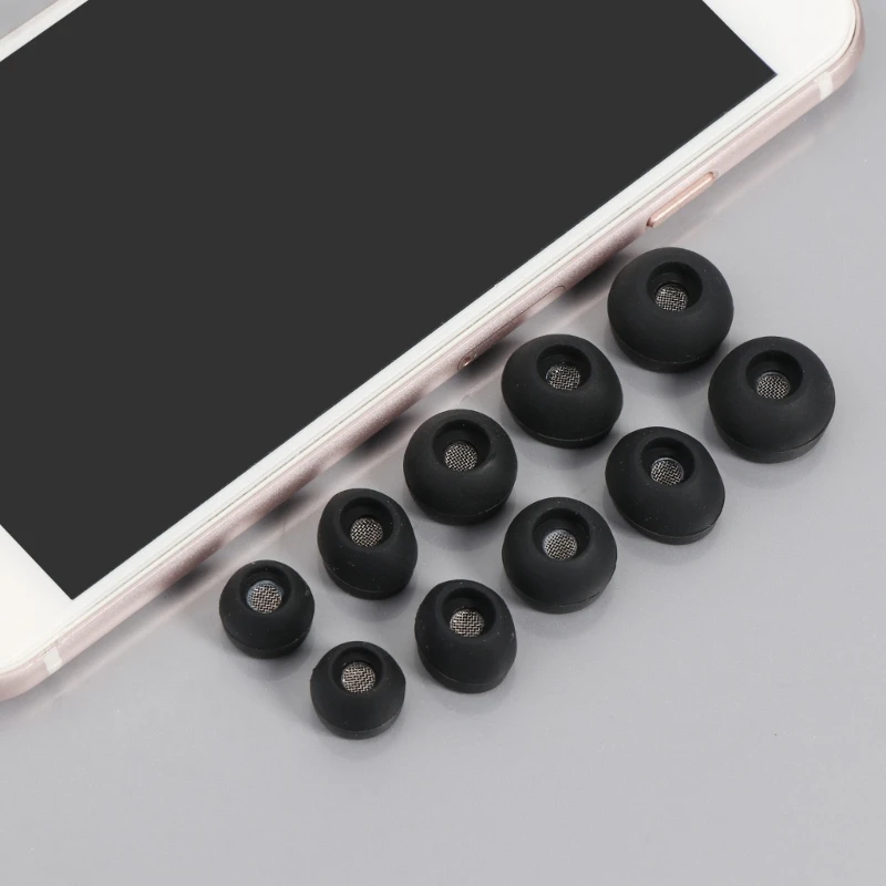 

5 Sets Ear Pads For IE800 Wireless Bluetooth-compatible Earphones Silicone Cover