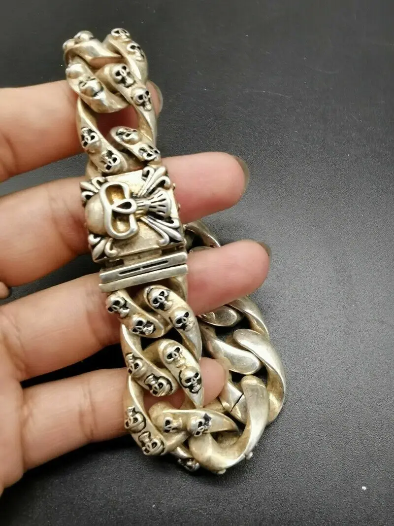 

Редкая старинная фотография, ручная резьба, фотография черепа