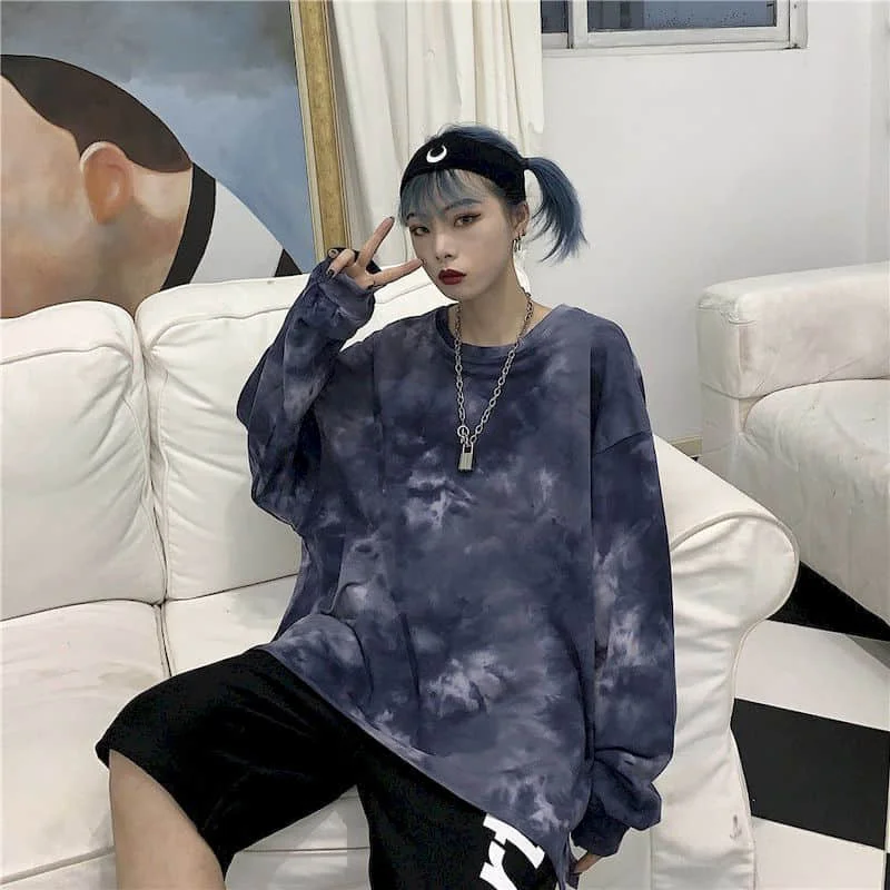 Футболка Мужская/Женская с длинным рукавом и градиентом | Женская одежда