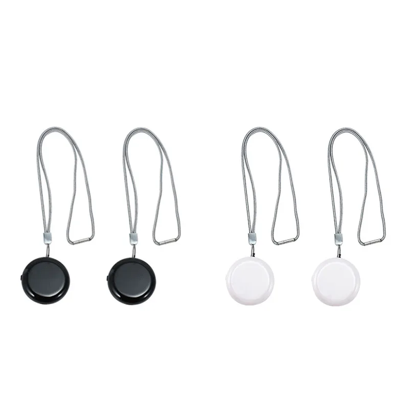 2Pcs Personal Wearable Air Purifier Necklace Mini Portable Freshener Ionizer Negative Ion Generator