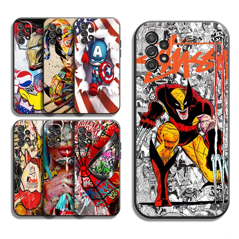 

Marvel Avengers Phone Cases For Samsung Galaxy S20 FE S20 Lite S8 Plus S9 Plus S10 S10E S10 Lite M11 M12 Back Cover Funda