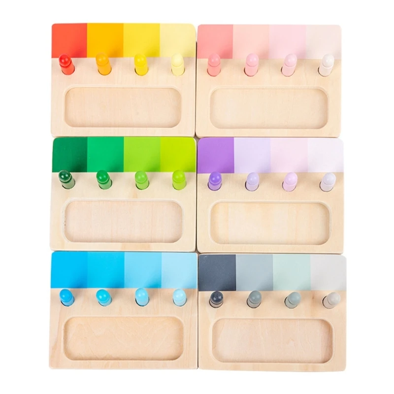 

Matching Game Color Recognition Counting Skill Learning Toy Gift for Kids