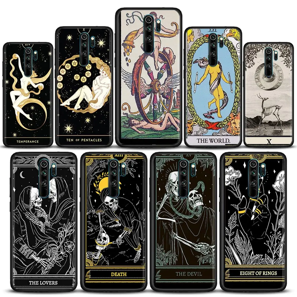 

Phone Case for Redmi 6 6A 7 7A Note 7 8 8A Case 8T Note 9 9S Pro 4G 9T Soft Silicone Cover Le Tarot Egyptien de Dusserre Art