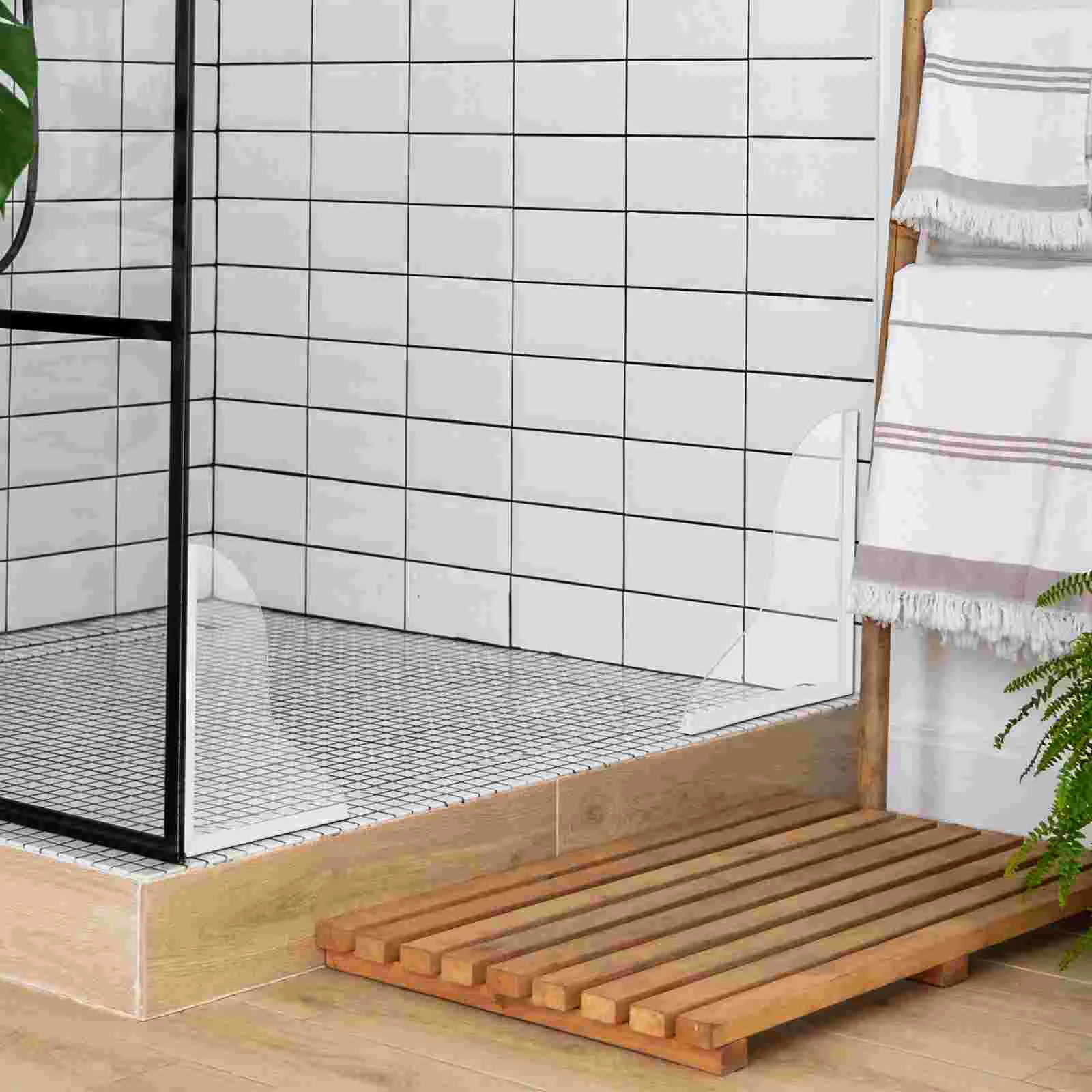 Барьер для душа стопор защита от брызг угловые протекторы край ванны раковин