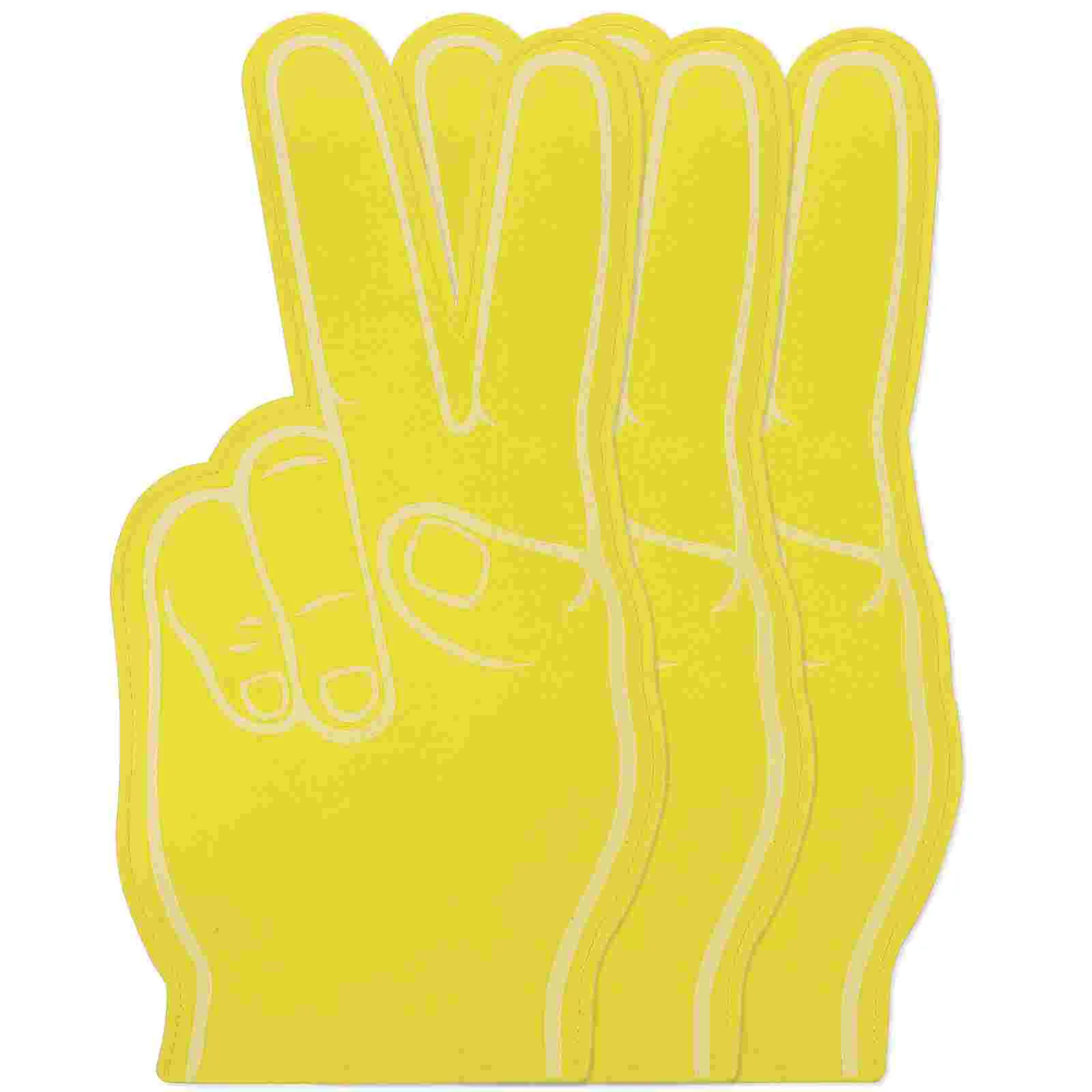 

3 Pcs Foam Fingers Girls Football Cheerleading Gifts Poms Eva Party Supplies Prop Child Sports Favors Stuff