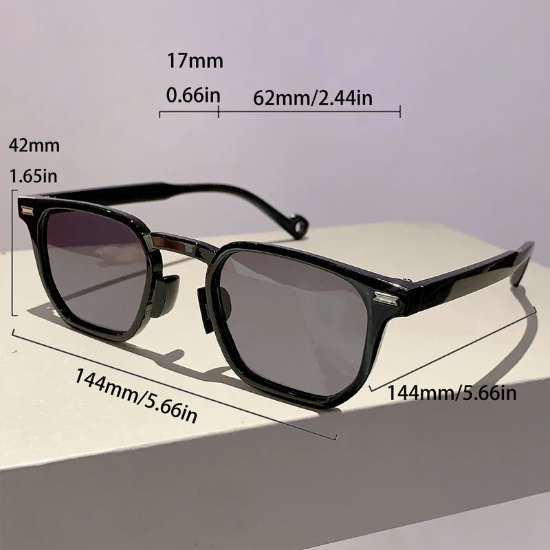 KAMMPT Квадратные Солнцезащитные очки 2024 новые стильные винтажные градиентные