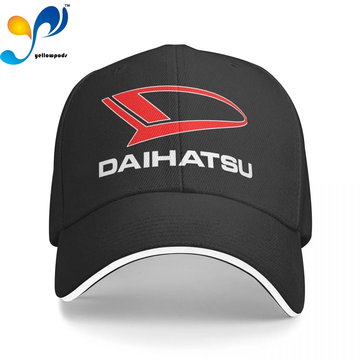 

White Black Fashion Daihatsu Logo Men's New Baseball Cap Fashion Sun Hats Caps for Men and Women