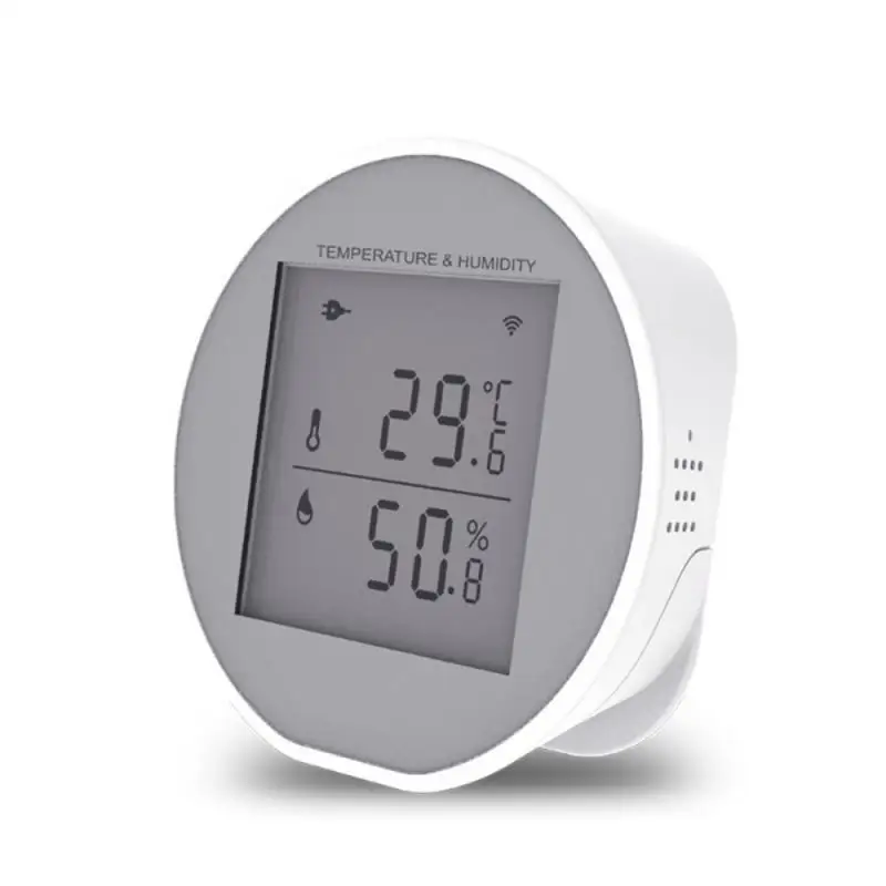 

Датчик температуры и влажности Tuya с Wi-Fi, комнатный гигрометр, термометр, детектор, дистанционное управление, питание от USB