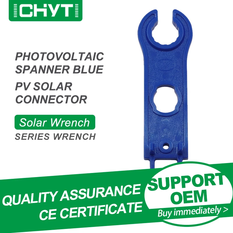 

Free Shipping CHYT 1 Pairs Black/Blue 1000V 1500V Solar PV Solar Panel Connector Tool Plastic Spanners/Solar Wrench