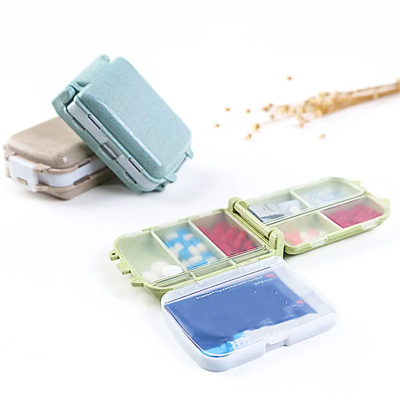 Купи Convenient Sub-Packaging Small Medicine Box Travel Pill Compartment Box Portable Mini Small Herbal Medicine Box Small Pill Box за 107 рублей в магазине AliExpress