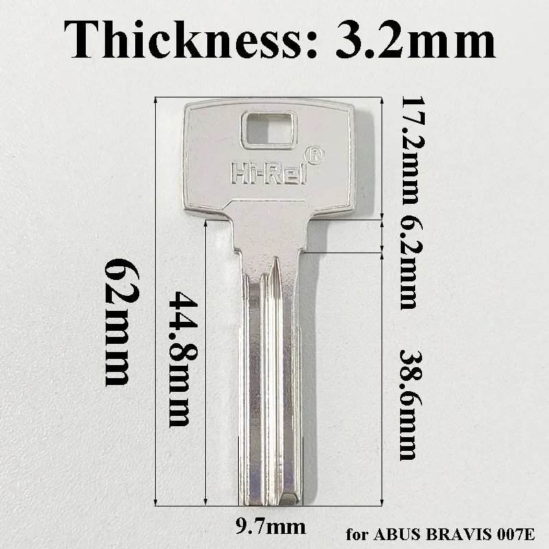 

5-10 шт. Hi-Rel ABUS BRAVIS 007E заготовки для ключей для дома и дома, безопасные слесарные инструменты для эмбриона, медь