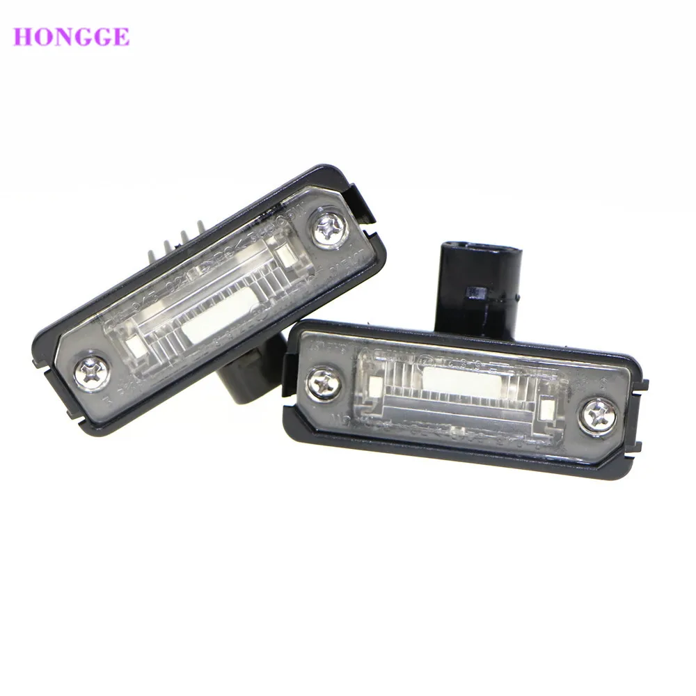

HONGGE Qty 2 новый модифицированный источник светильник для кронштейна номерного знака для Golf MK4 Beetle Lupo Pheaton 1J6943021B 1J6 943 021B