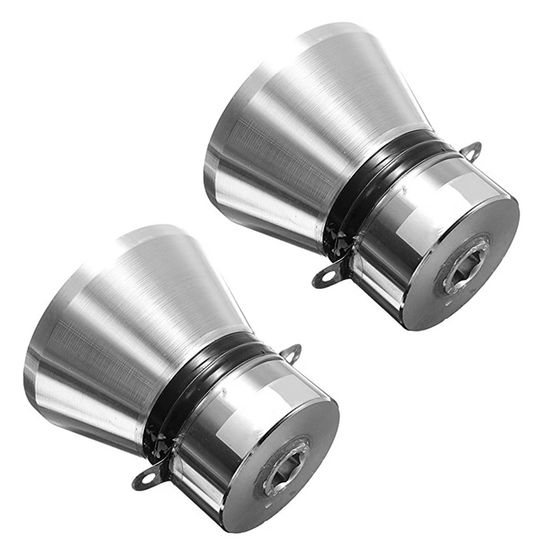 

2X 100W 28KHz Ultrasonic Piezoelectric Transducer Cleaner Silvery Acoustic Components