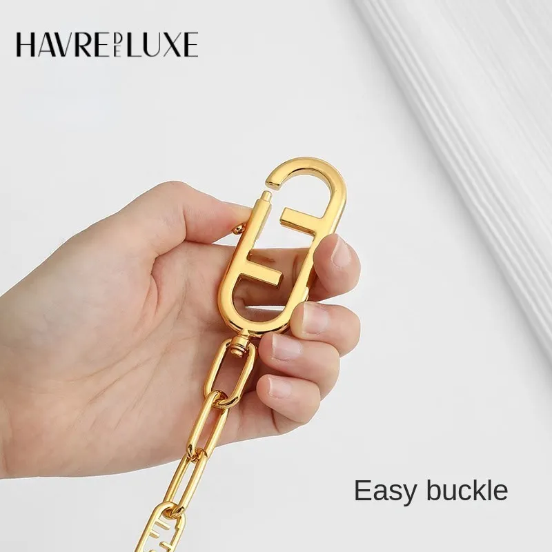 Selenodont Bag Shoulder Strap Niche Design Armpit Metal HookChain High Quality Do Not Fade Single Purchase Bag Strap Accessories