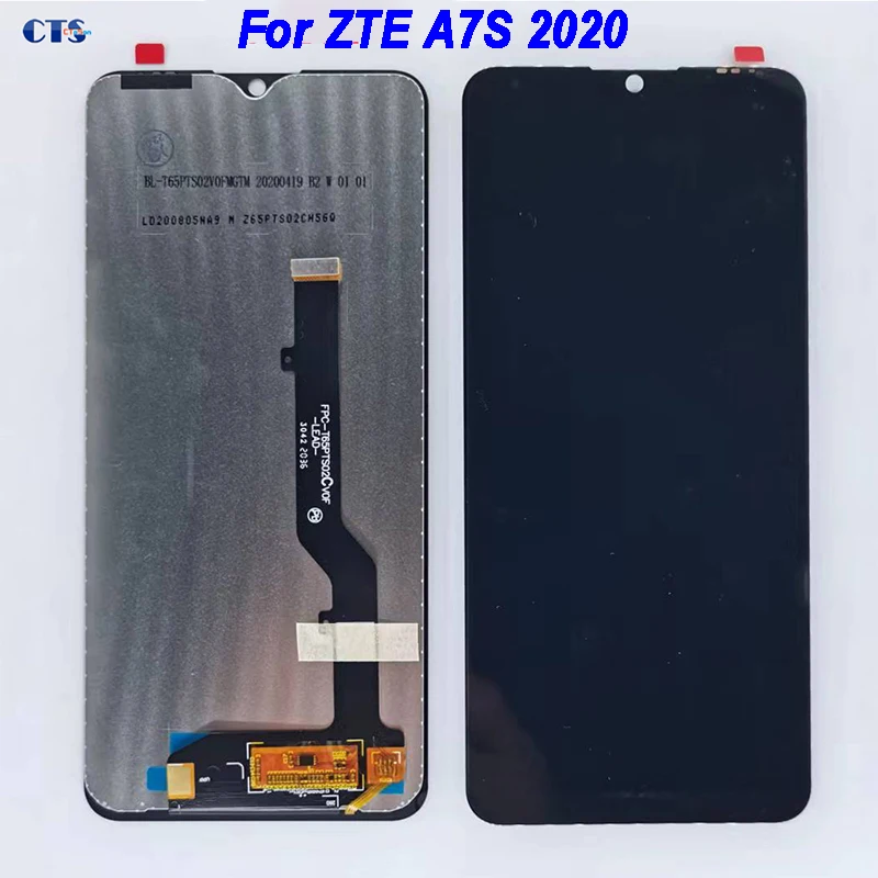 

Оригинальные Сотовые телефоны и аксессуары 6,5 дюйма для сенсорного экрана ZTE Blade A7S 2020, дитигитайзер для ZTE A7S 2020, сменный ЖК-дисплей в сборе