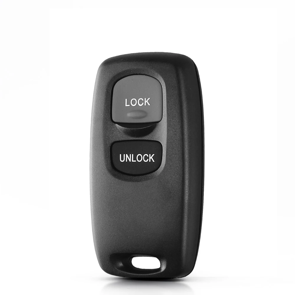 KEYYOU Новая обновленная версия 2 кнопочный автомобильный пульт дистанционного управления без ключа корпус для Mazda 2 3 6 323 626 брелок управления