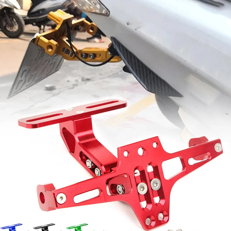 

For YAMAHA BWS R25 R3 MT03 MSX Motorcycle Registration Plate Holder Adjustable License Plate Holder Bracket License