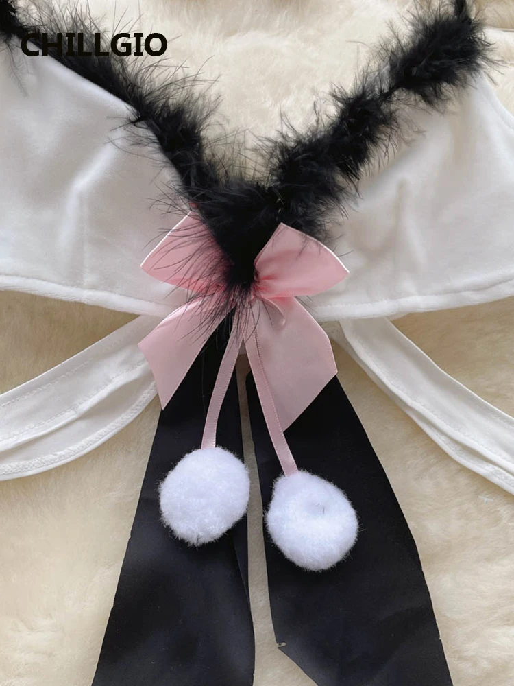 Женский цельный комбинированный комбинезон CHILLGIO с лямкой на шее модные костюмы