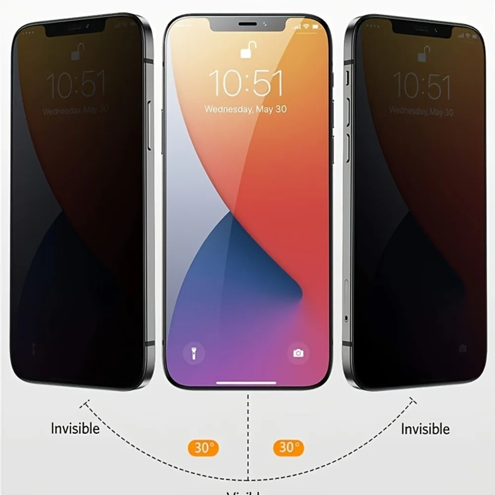 

2Pcs Anti-Spy Privacy Tempered Glass Film For Apple IPhone 14 13 12 11Pro Max Screen Protector For XS XR 13 12 Mini Plus Pro Max