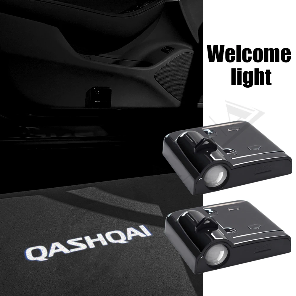 2 шт. автомобильные двери с лазерным логотипом