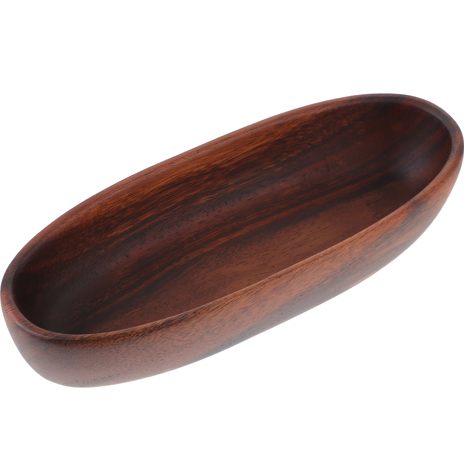 

Boat Shaped Food Dish Fruits Plate Bread Serving Tray Reusable Wooden Serving Plate Wooden Tray Jewelry Dish