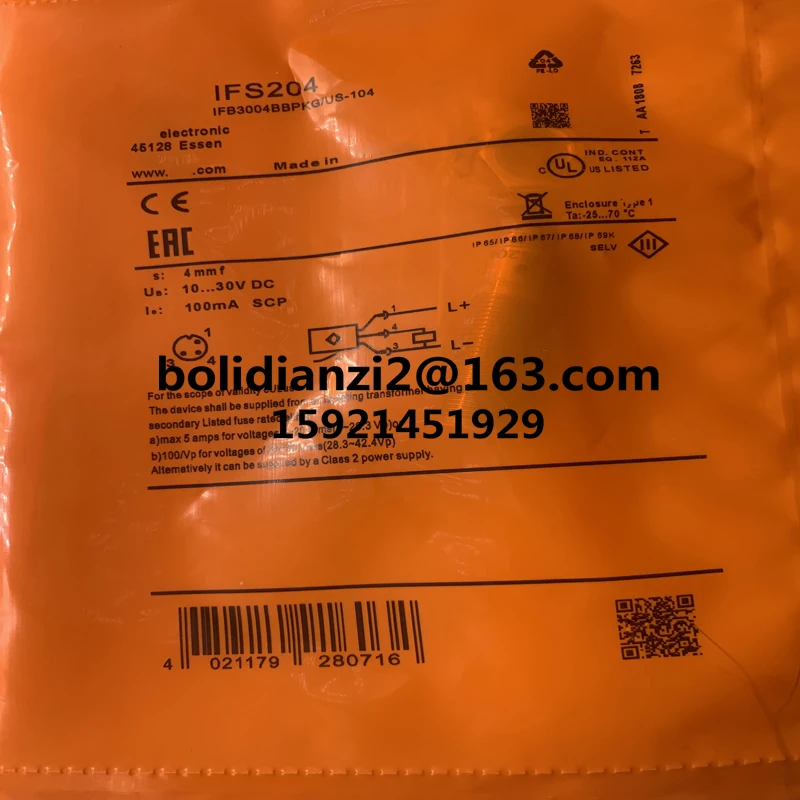 Новый оригинальный датчик приближения IFS204 IFS205 IFS212 IFS211 IFC204
