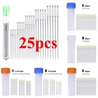 Игла для пожилых-обивка с боковым отверстием, ковры, кожа, холст, ремонт, изогнутый, сделай сам, кожа, Ручное шитье, игла из нержавеющей стали для шитья