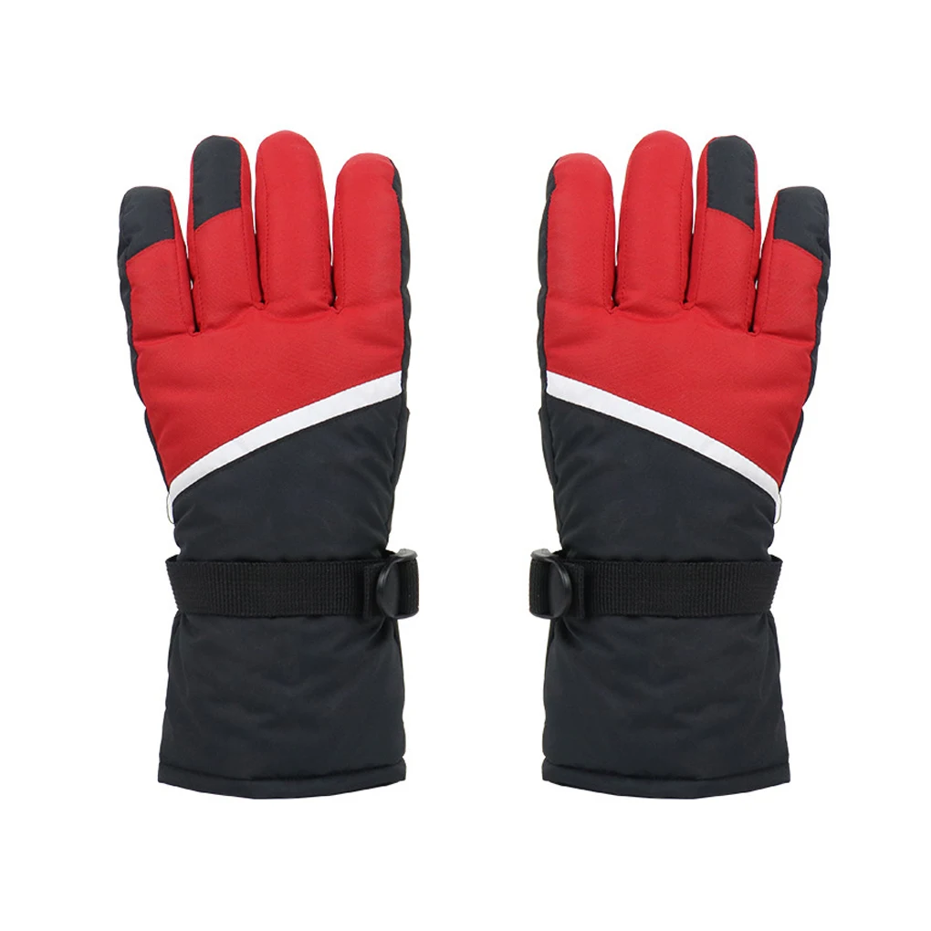 

1 пара нейлоновых детских зимних перчаток портативные сменные цветные свободного размера ветрозащитные уличные велосипедные спортивные н...