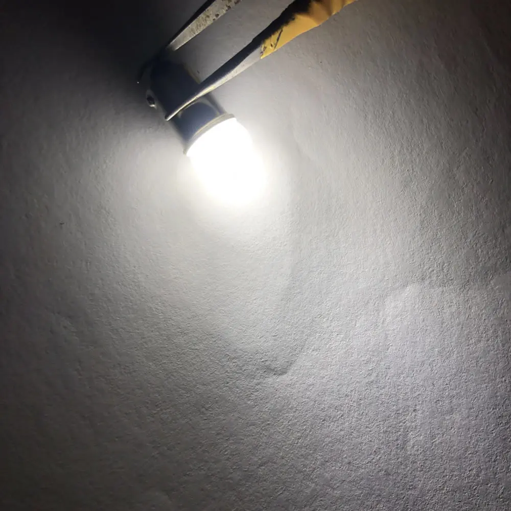 Фото 1 шт. Авто БЕЛЫЙ BA9S розетка T4W 2835 SMD 2 светодиодный ные задние купольные лампы указатели поворота Автомобильные клиновидные боковые габаритны... №2