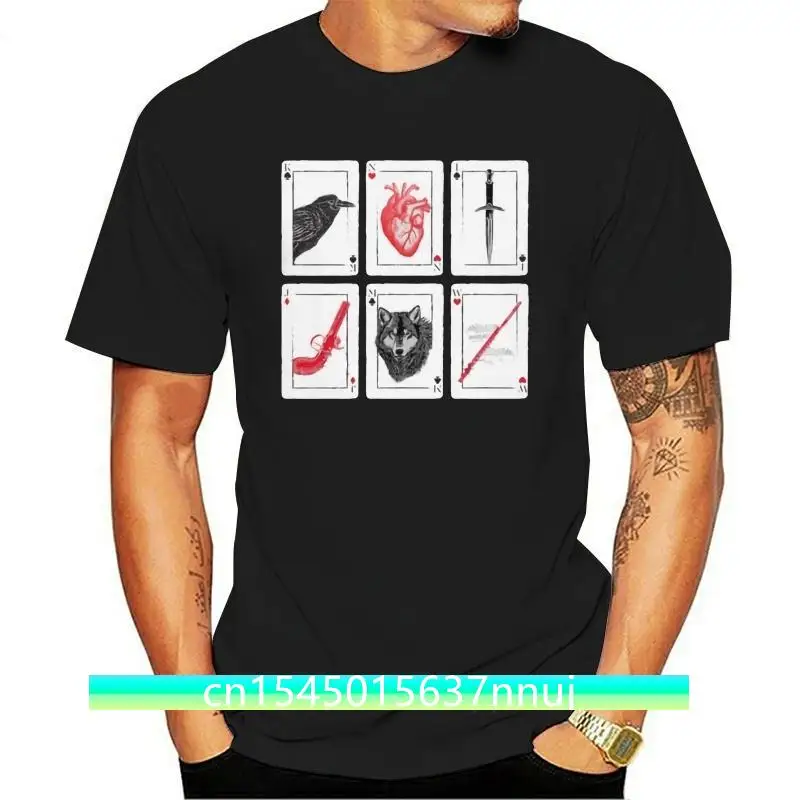 

Printed Men T Shirt Cotton tShirt O-Neck Short-Sleeve Women T-Shirt Six Of Crows - Red