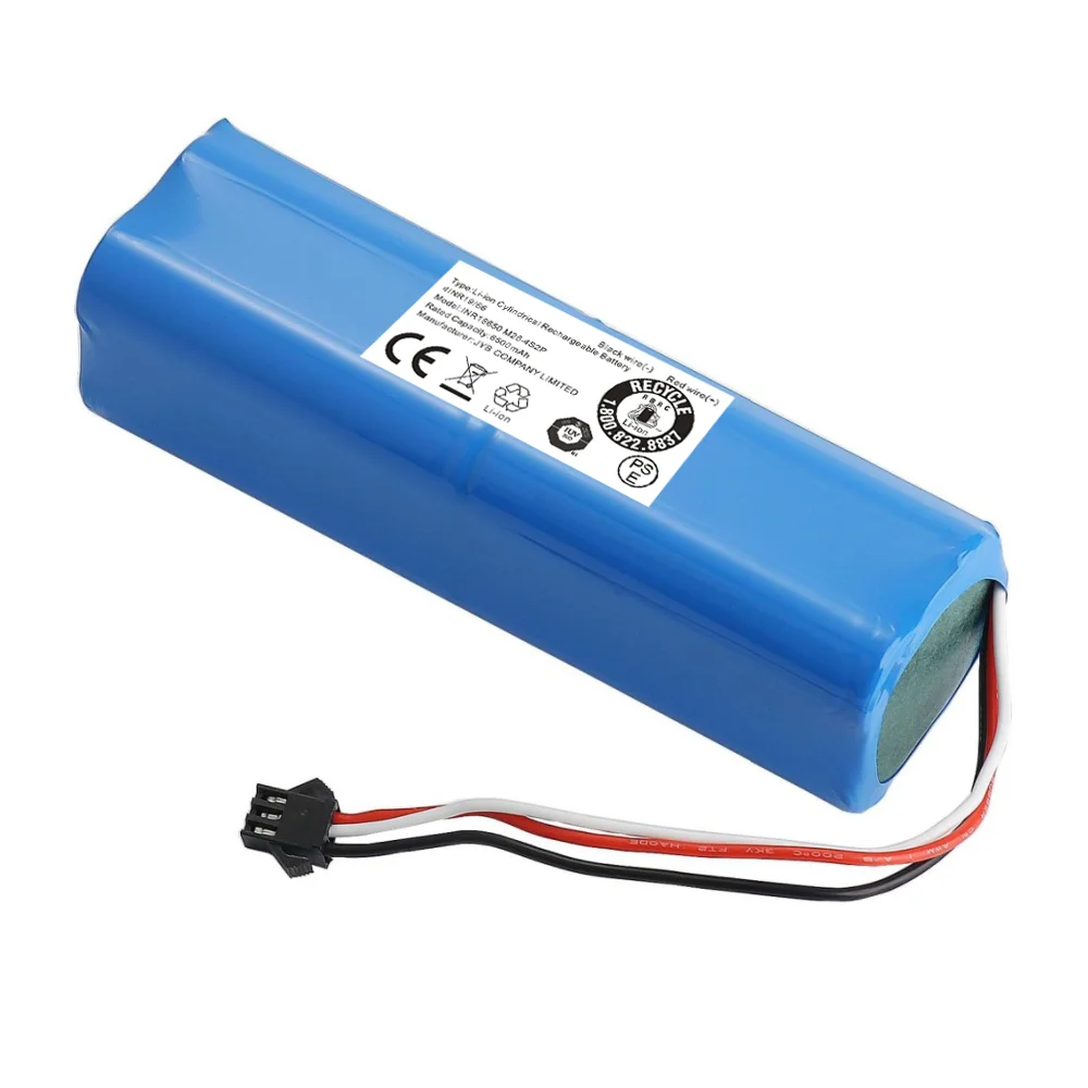 Аккумулятор Li-Ion 14.4V 6500mAh для роботов-пылесосов AIRROBO T9 T10 T20, Honiture Q6 Pro, Ultenic T10, Zoozee Z50 Z70, Coredy L900, Onson J30 (art.: 3920dc26d48ae) - 3920dc26d48ae