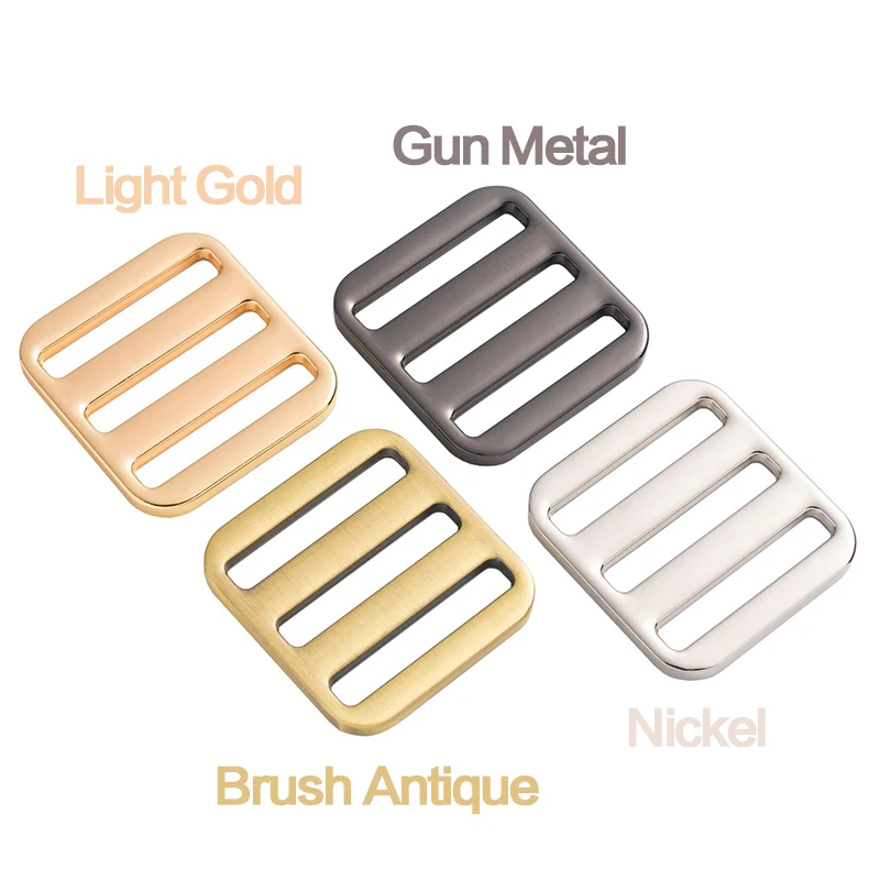 

10 шт. Ivoduff металлическая сетчатая Пряжка, аксессуары из сплава, трехскоростной рюкзак, школьная сумка, регулируемый ремешок, различные цвета, оптовая продажа