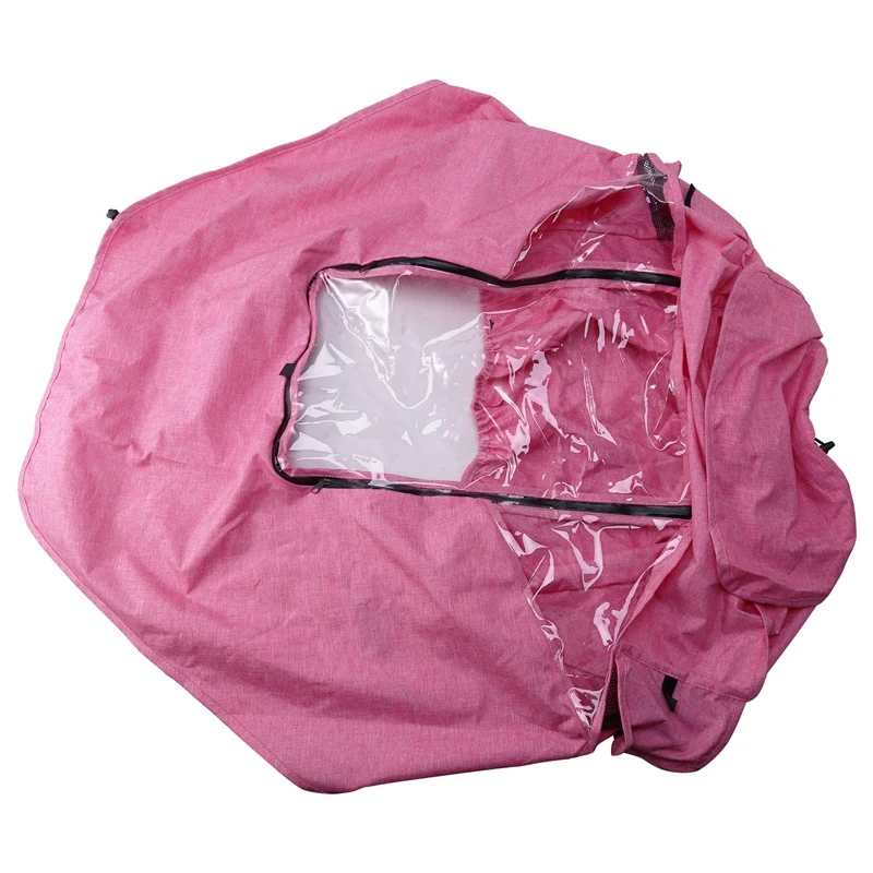 

FBIL-Baby Stroller Rain Cover Weather Shield Protect From Rain Wind Snow Dust Water Proof Ventilate Clear-Breathable