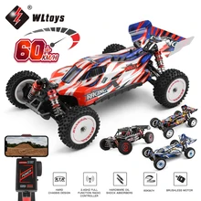 WLtoys 124008 60KM/H RC Car With 3S Battery Professional Racing Car 4WD Brushless Electric High Speed Drift Remote Control Toys