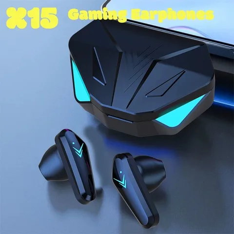 TWS X15 9D стерео музыка HiFi гарнитура игровые наушники беспроводные Bluetooth наушники с микрофоном
