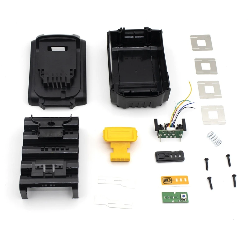 

Пластиковый Чехол для аккумулятора DCB200, печатная плата для Dewalt 18 в, 20 в, 3,0 Ач, 4,0 Ач, корпус литий-ионного аккумулятора DCB201