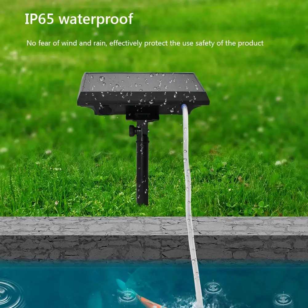 

Energy-Saving Solar Air Pump Oxygenator Fish Tank Aquarium Oxygen Hose Aerator
