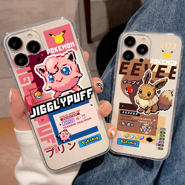 

Pokemon Pikachu Phone Cases For iPhone 11 12 Pro MAX 6S 7 8 Plus XS MAX 12 13 Mini X XR SE 2020 Back Cover Soft TPU Carcasa