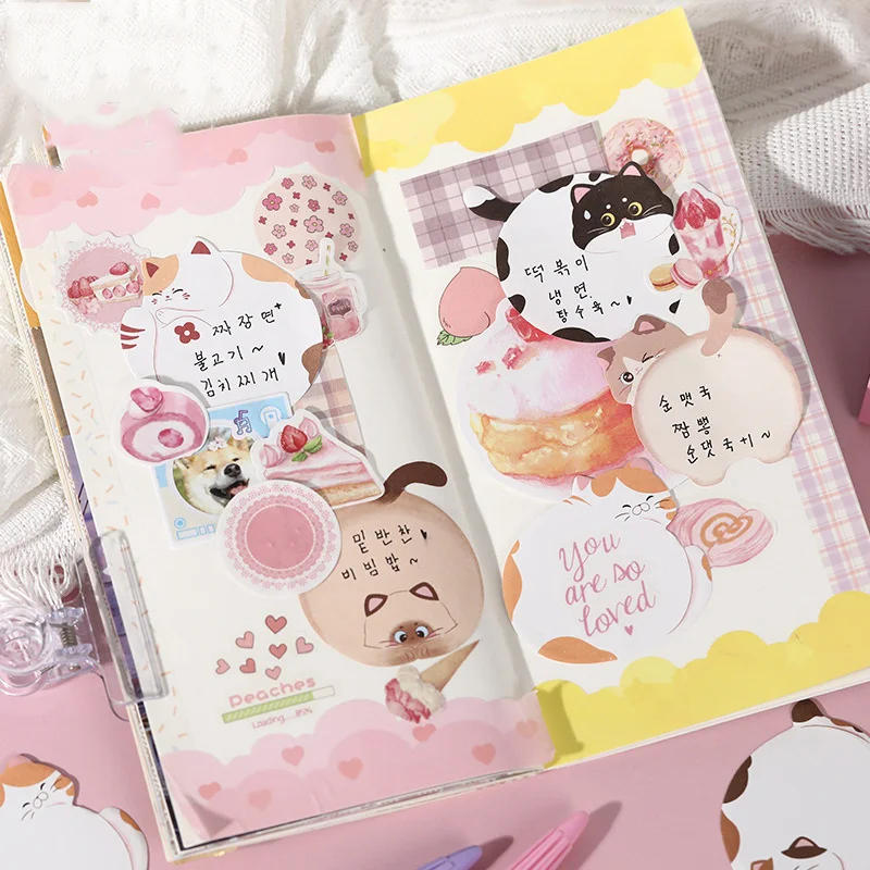 36 шт./партия Стикеры для заметок в виде кошки