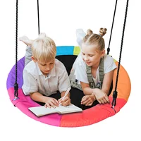 Children's Canvas Swing Outdoor Children's Bird Nest Oxford Cloth Round Square Hammock Swing Baby Rocking Chair