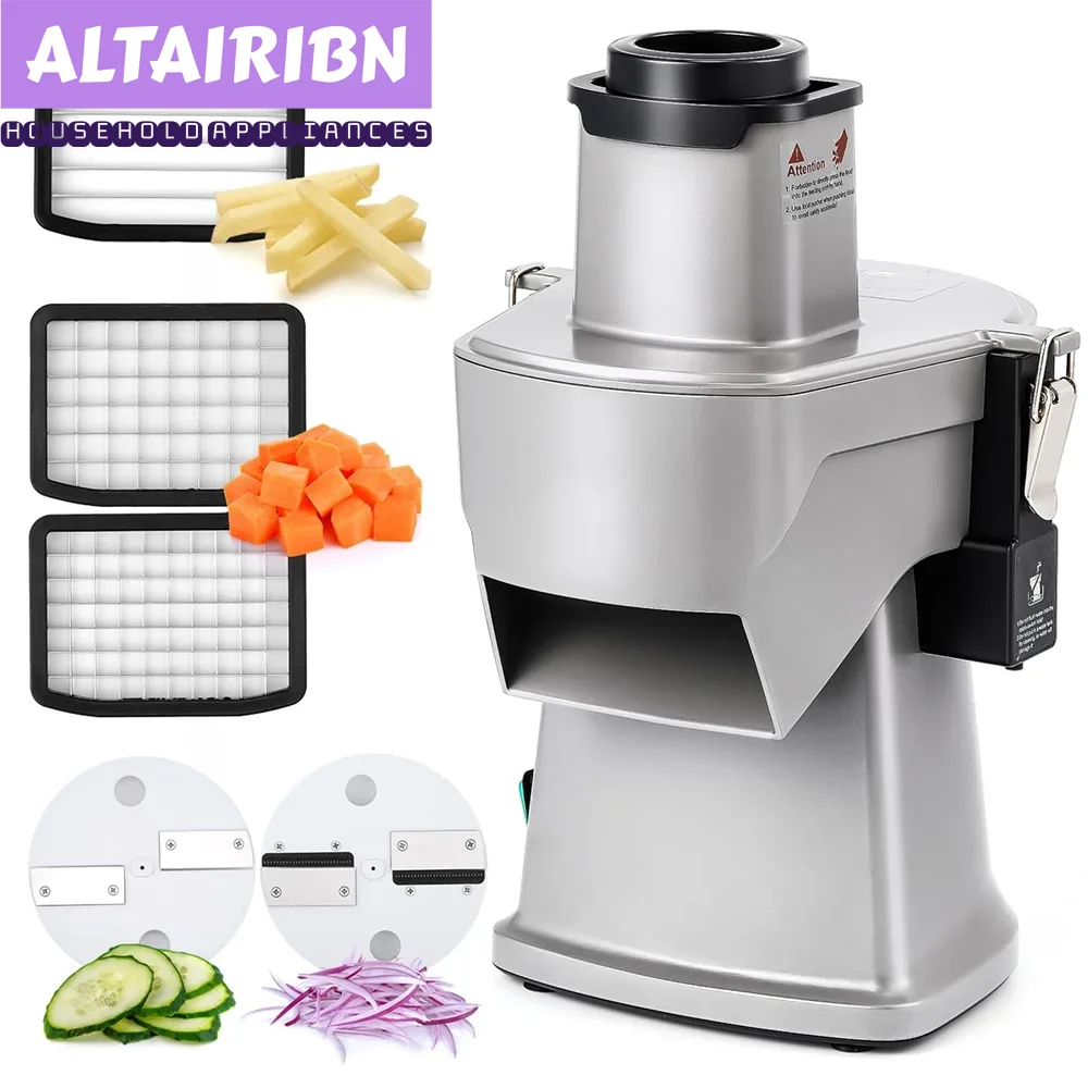Обновленная электрическая овощерезка 4 в 1 коммерческая многофункциональная