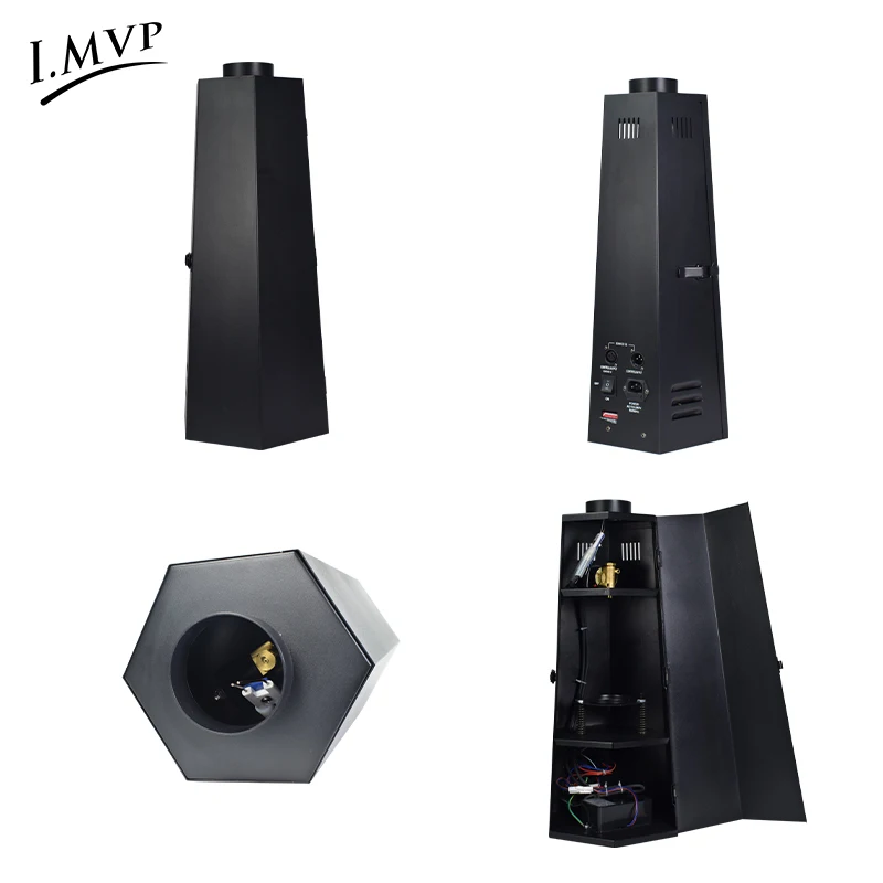 Недорогая и управляемая DMX машина для пламени 150 Вт Шестигранная пламенной струи