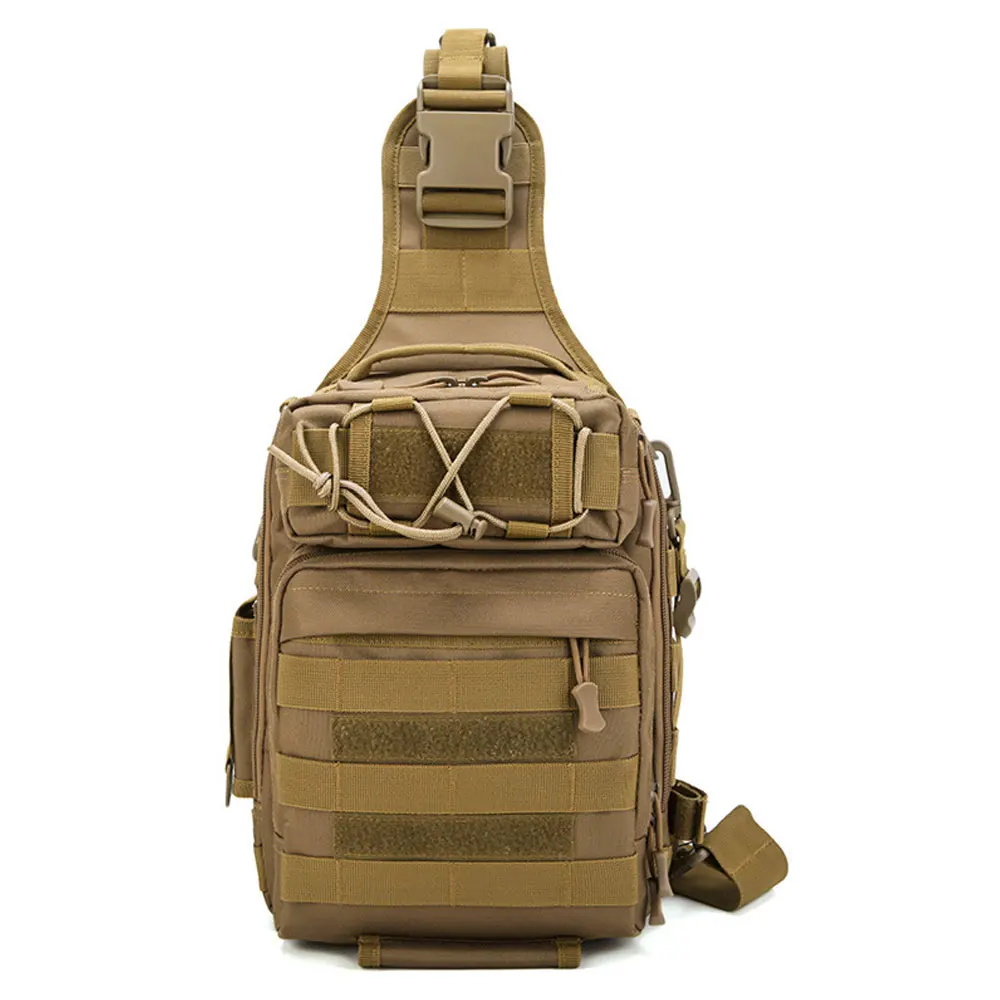 

Outdoor Shoulder Bag Nylon Waterproof Wearable Sports Shoulder Bag Camping Mountaineering Rock Climbing Travel Cycling Backpack