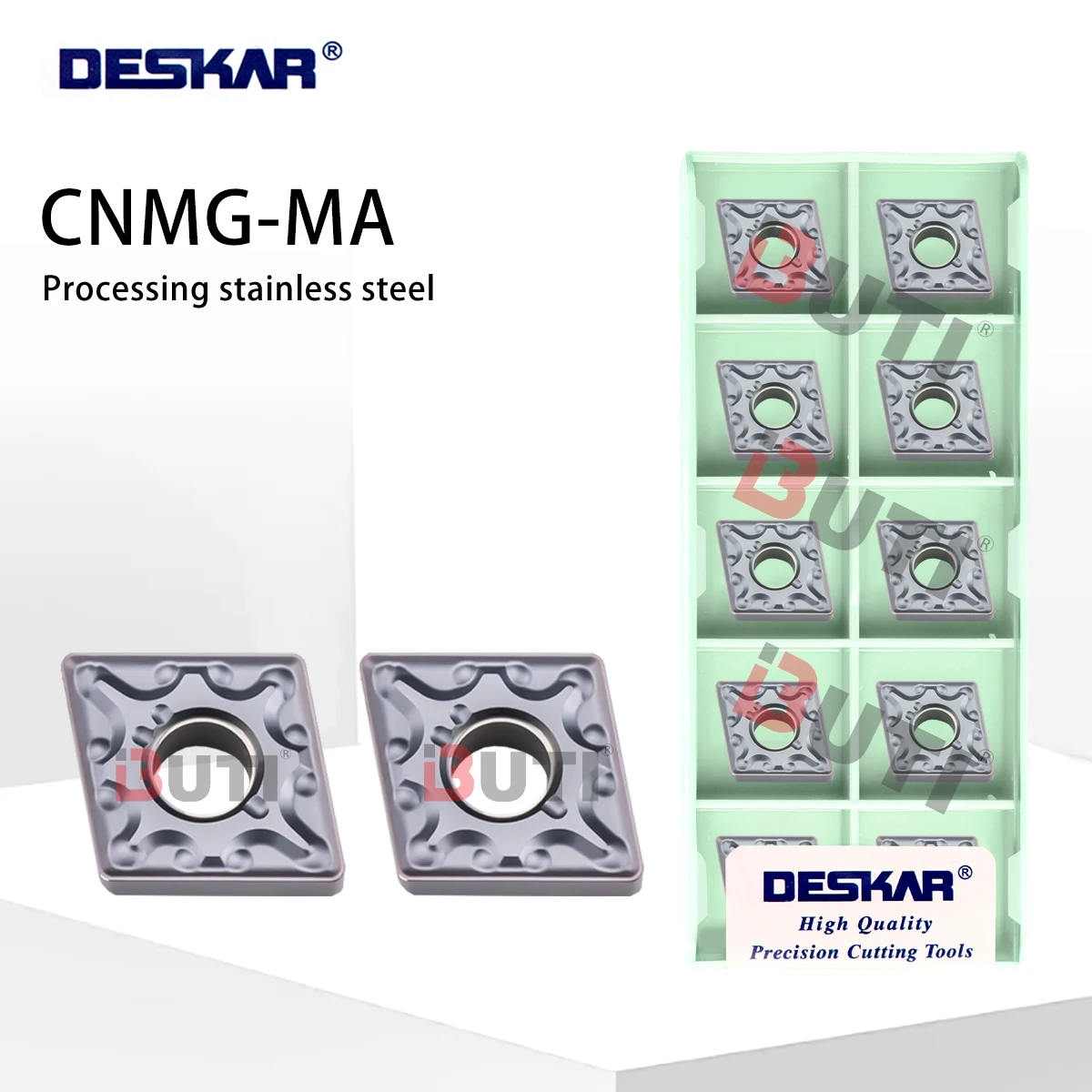 

DESKAR 100% оригинальные токарные станки с ЧПУ, лезвия из нержавеющей стали, токарные инструменты CNMG120404 CNMG120408 MA LF6018S, токарные инструменты