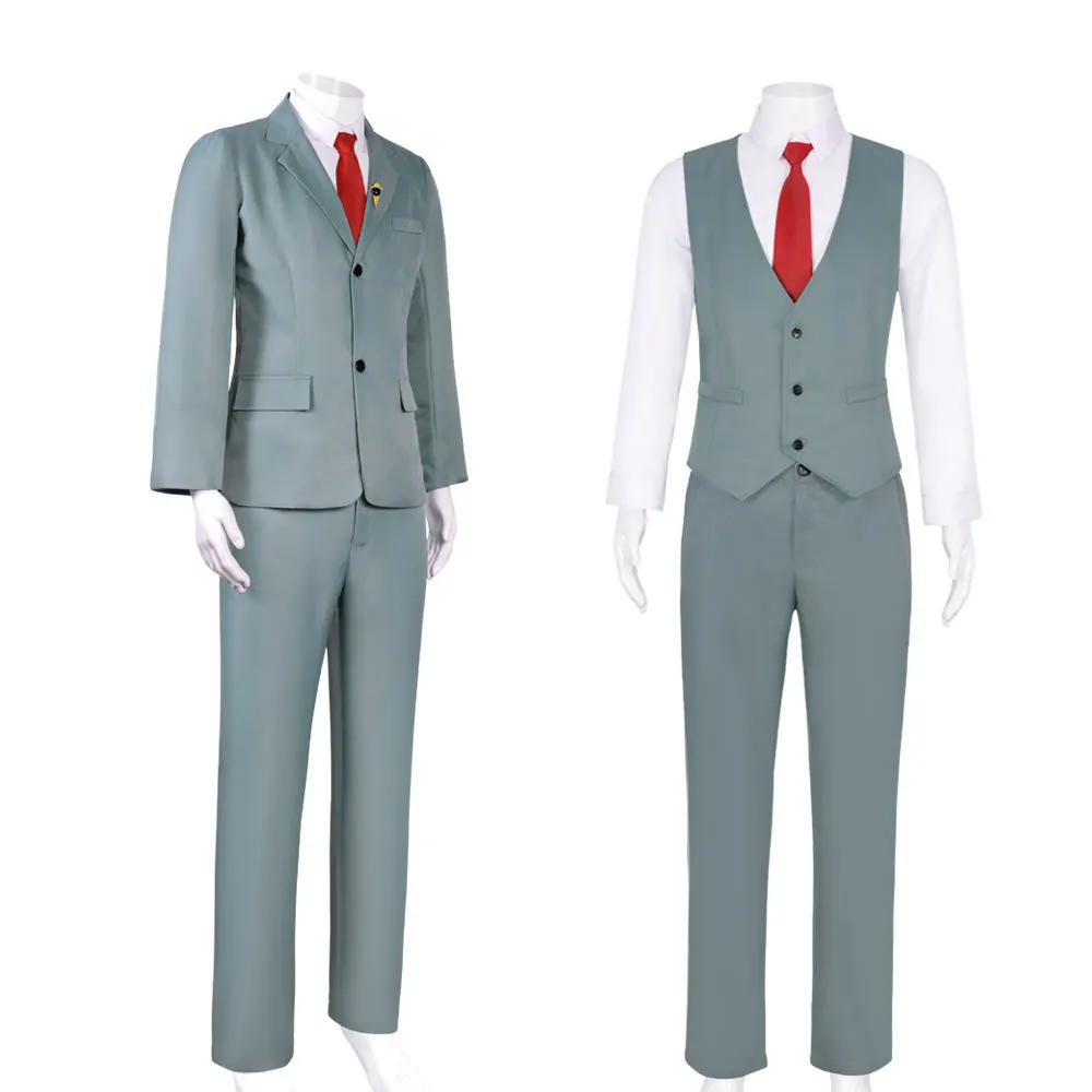 Anime Spy X Family Loid Forger Cosplay Costume Suit Clothes Halloween Men Uniform