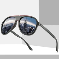 guztag sunglasses men women aviator sun glasses tr90 polarized uv400 lens outdoor driving vintage eyewear for malefemale 3308