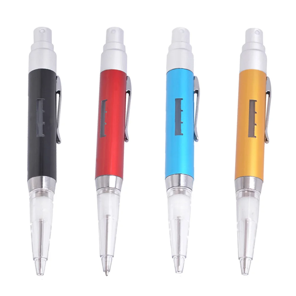

4 Refillable Portable Windowed 2 in 1 Pen Sprayer for