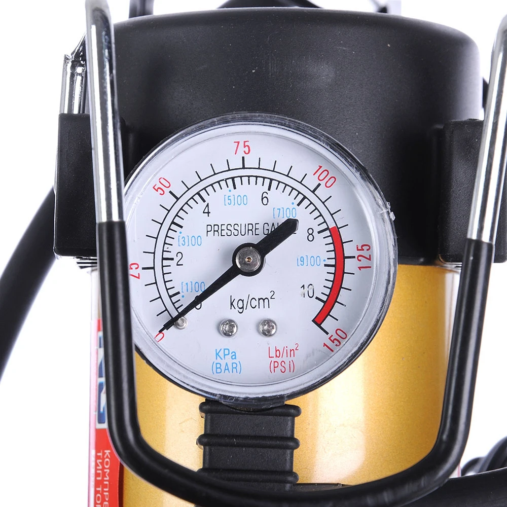 Car compressor NEW GALAXY AC-580 Tornado type in a case 35 l/min 150 W for auto inflating tires repairs motorcycle accessories tire maintenance Air